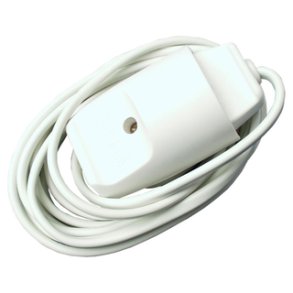 Forlngerledning u/jord 5m hvid