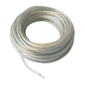 Plastledning rund 10m transparent