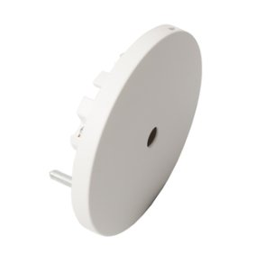 Lampeudtag 80mm m/jord hvid