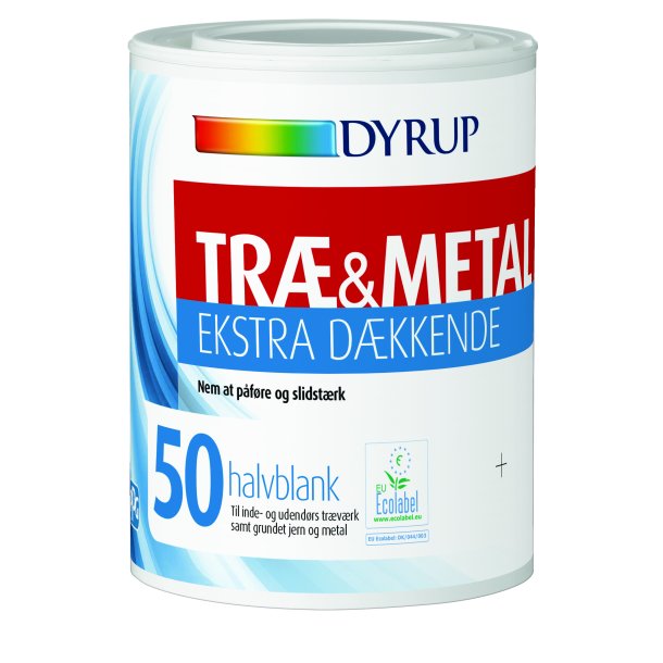 Dyrup tr/metal50 eksdk hvid 0,75L