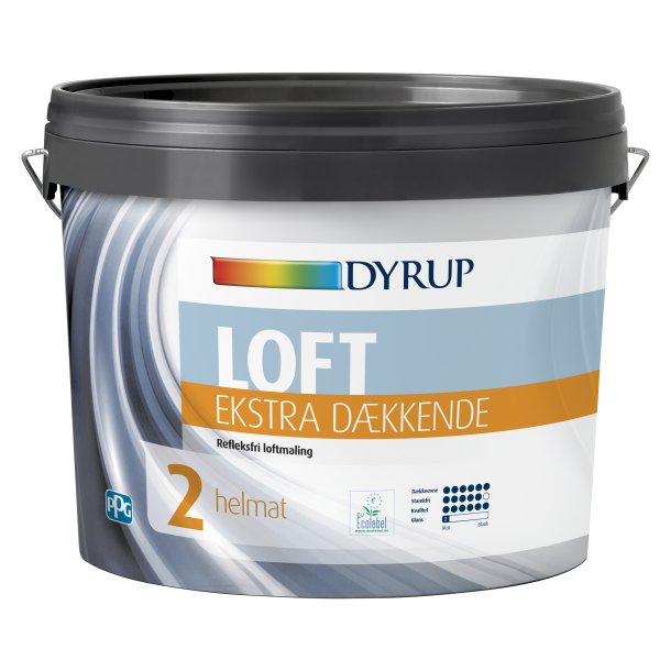 Loft eks dkk, helmat hvid 4,5L