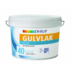 Dyrup gulvlak 40 halvmat 2,25L