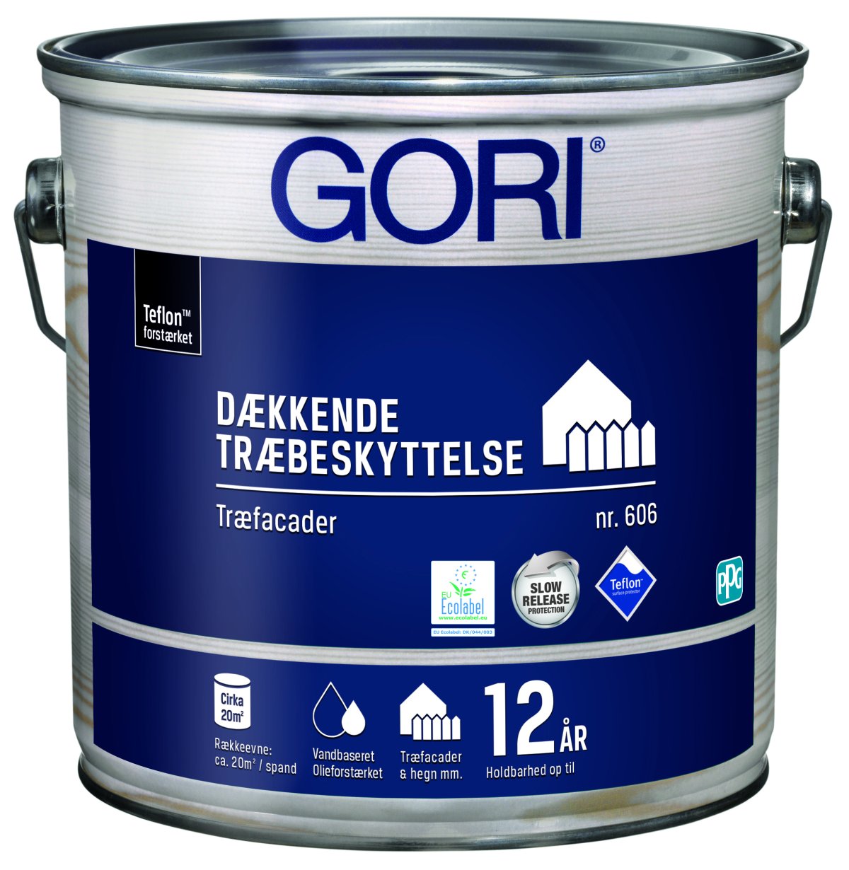 Gori 606 dækk kridt 2,5 L - Byggemarked - Oksbøl Savværk ApS