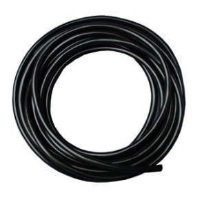 Plastledning rund 5m sort