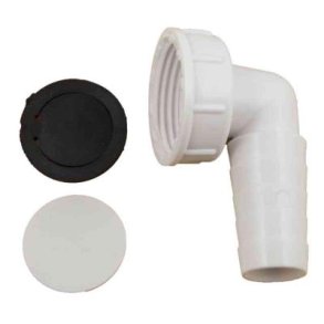 Slangeforskruning vinkel til aflbsslange 1