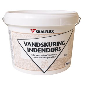 Vandskuring - indendrs, hvid 5 kg