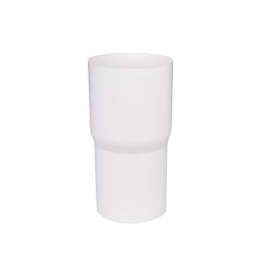 Rrmuffe 75 mm hvid - Plastmo