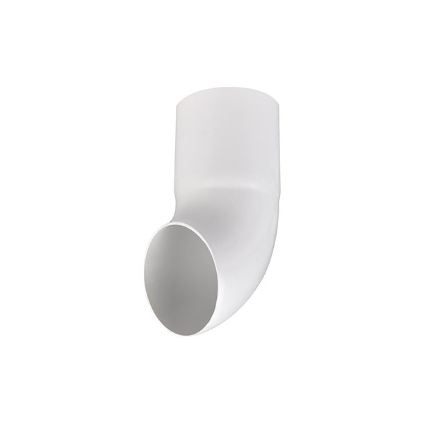 Udkaster 75mm hvid - Plastmo