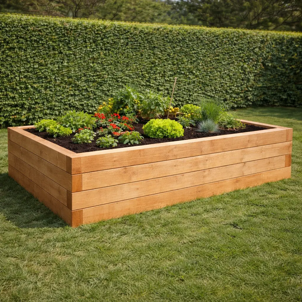 Højbed 1x2 meter fra oksbøl Savværk