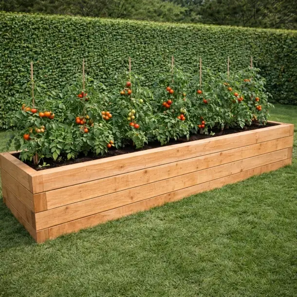 H�jbed i l�rketr� 1x3 meter fra Oksb�l Savv�rk