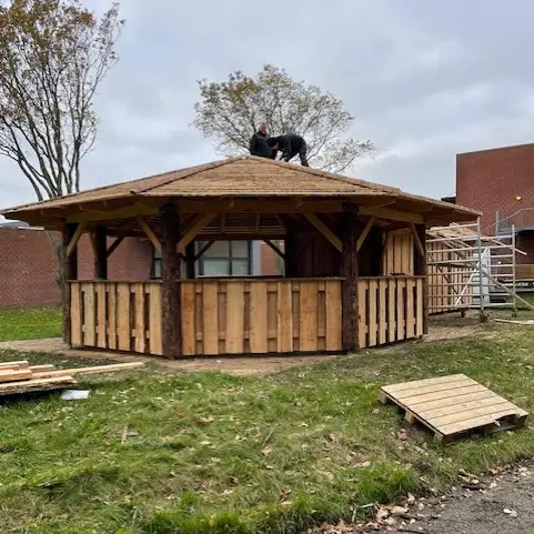 b&aring;lhus fra oksb&oslash;l Savv&aelig;rk der er monteret hos UC-SYD Esbjerg 