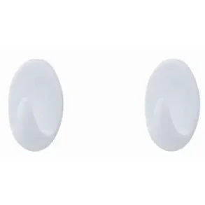 TARGET ovale kroge medium 2 stk. plast hvid