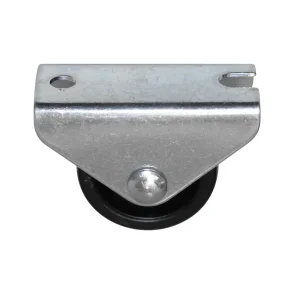 Mbelhjul 30 mm, Fast -Sort plast