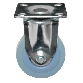 Mbelhjul 50 mm, Fast - Gr Gummi