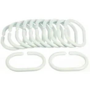 Geyser C forhngsringe,  Hvid - 12 stk.