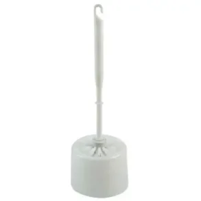 TARGET toiletbrste plastik til gulv, hvid