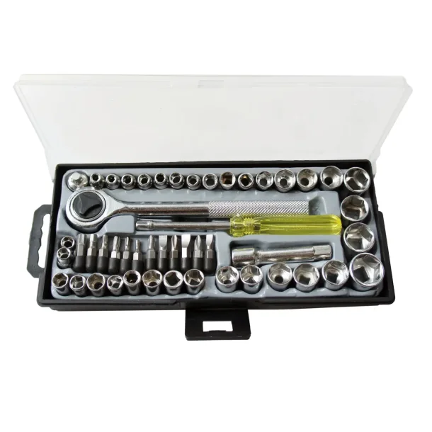Topnglest 1/4" og 3/8" - 50 dele