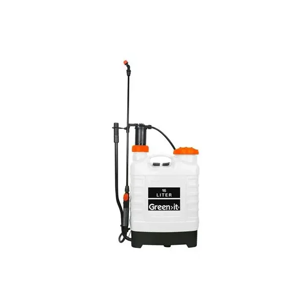 Rygsprjte med pumpe og 3 dyser - 16 l.