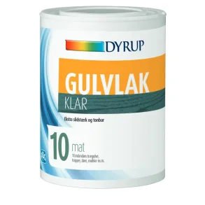 Dyrup gulvlak 10 mat, 0,75L