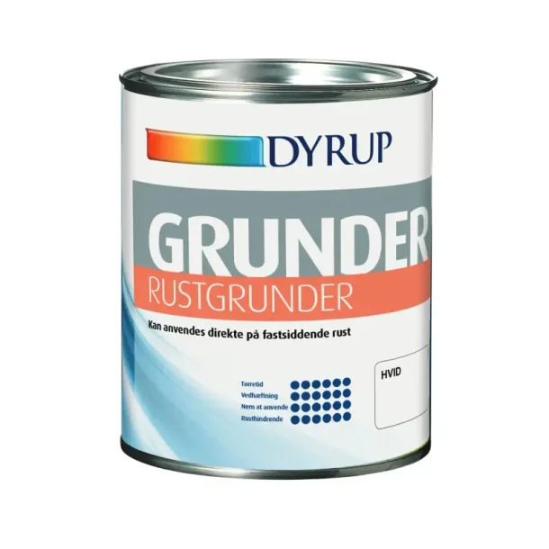 Dyrup rustgrunder hvid, 0,75L