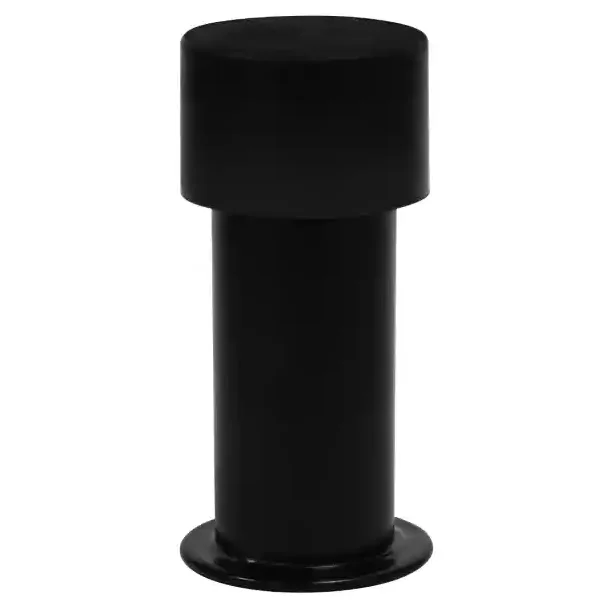 Drstop til gulv 2,5 x 7,5 cm matsort