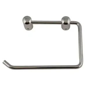 Toiletpapirholder db. befst. Krom