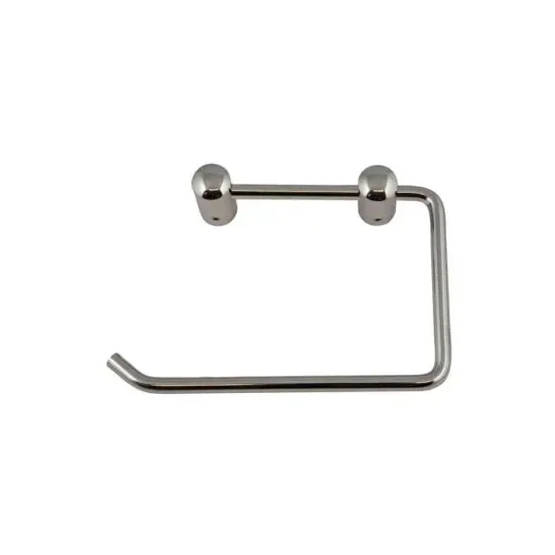 Toiletpapirholder db. befst. Krom