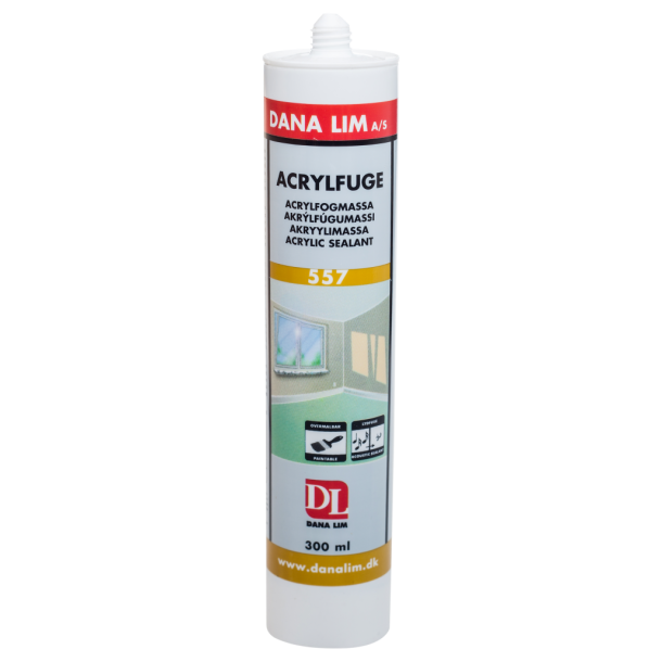 Dana Acrylfuge 557 - Hvid 300 ml