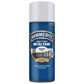 Hammerite Glat S�lv Spray 400 ml