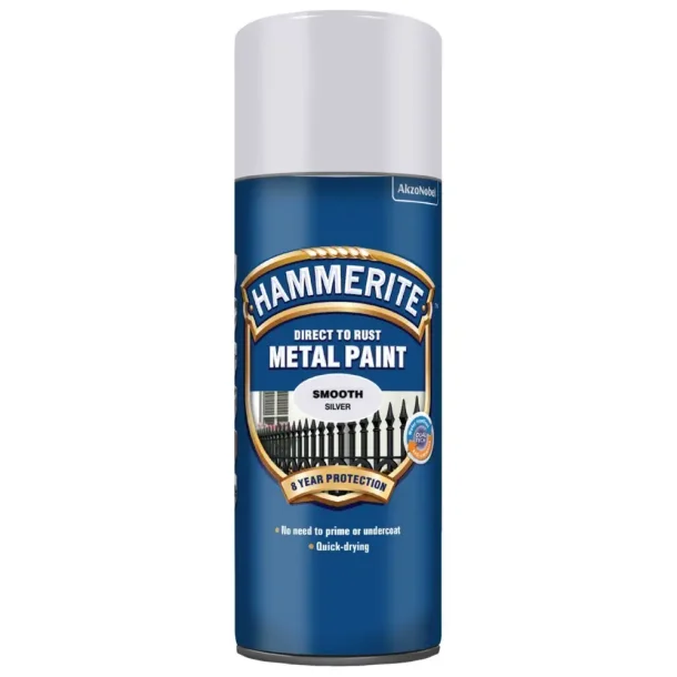 Hammerite Glat Slv Spray 400 ml
