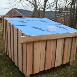 Mini Shelter, i dansk lrketr i samlest