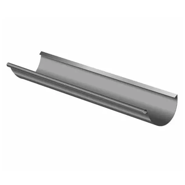 Aluzink Tagrende 125 mm - 3 m.