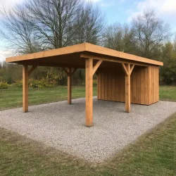 Carport XL - med ens. fald