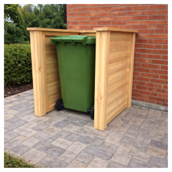 Enkelt skraldespandsskjuler