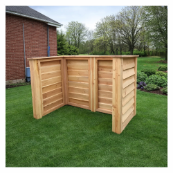 Dobbelt skraldespandsskjuler