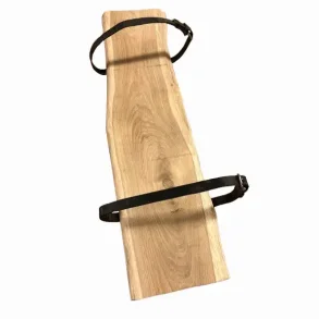 Ege hylde med stropper ca. 25x90 cm