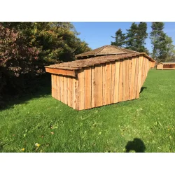 Vi i Naturen Shelteret i samlest leveres som et komplet st med alle ndvendige materialer samt detaljerede byggetegninger, s I nemt kan samle det.