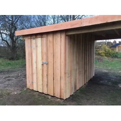 Alt til carport med ensidet taghldning byggeri