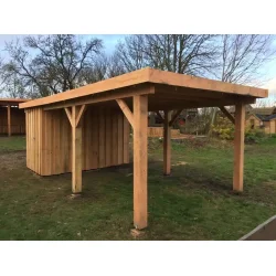 Kort hvad er en carport med ensidig taghldning