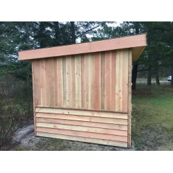 Udhus med ensidet taghldning - 11,9kvm (Byg selv)