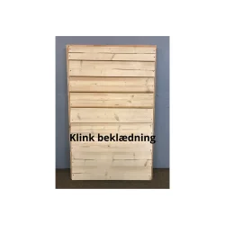 Skraldespandsskjuler til 3 spande