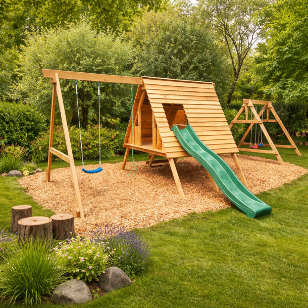 Leget�rn med 1 gynge