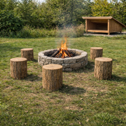 Siddestub til b�lplads �35 x 45 cm