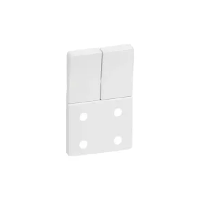 Tangent+afd. f/dobbelt stikkont.. Hvid