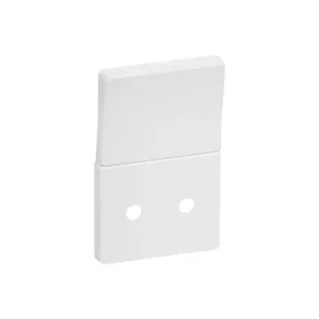 Tangent+afd. f/stikkontakt u/jord. Hvid