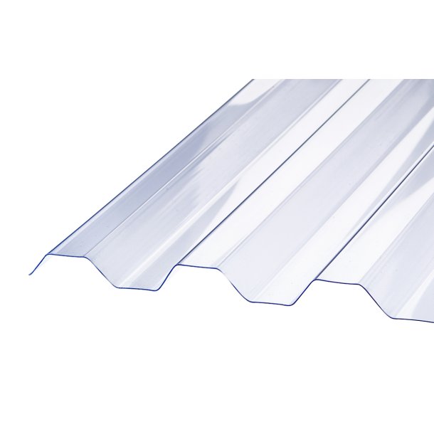 RIAS Trapez glasklar 1,11 x 3,64 m. dækbr. 106 cm