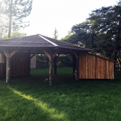 Shelter til b�lhytte