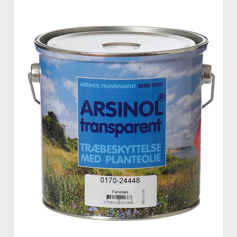 Arsinol Transparent Mørkebrun 2,5