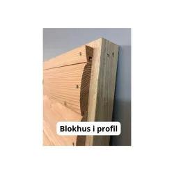 Skraldespandsskjuler til 3 spande