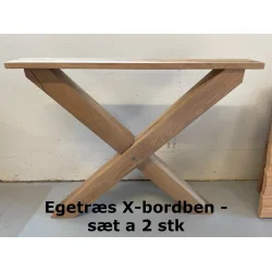 Plankebord i massivt Egetr 90x200 cm